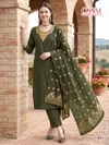 Nargis Vol 3 By Ossm Roman Silk Kurti With Bottom Dupatta